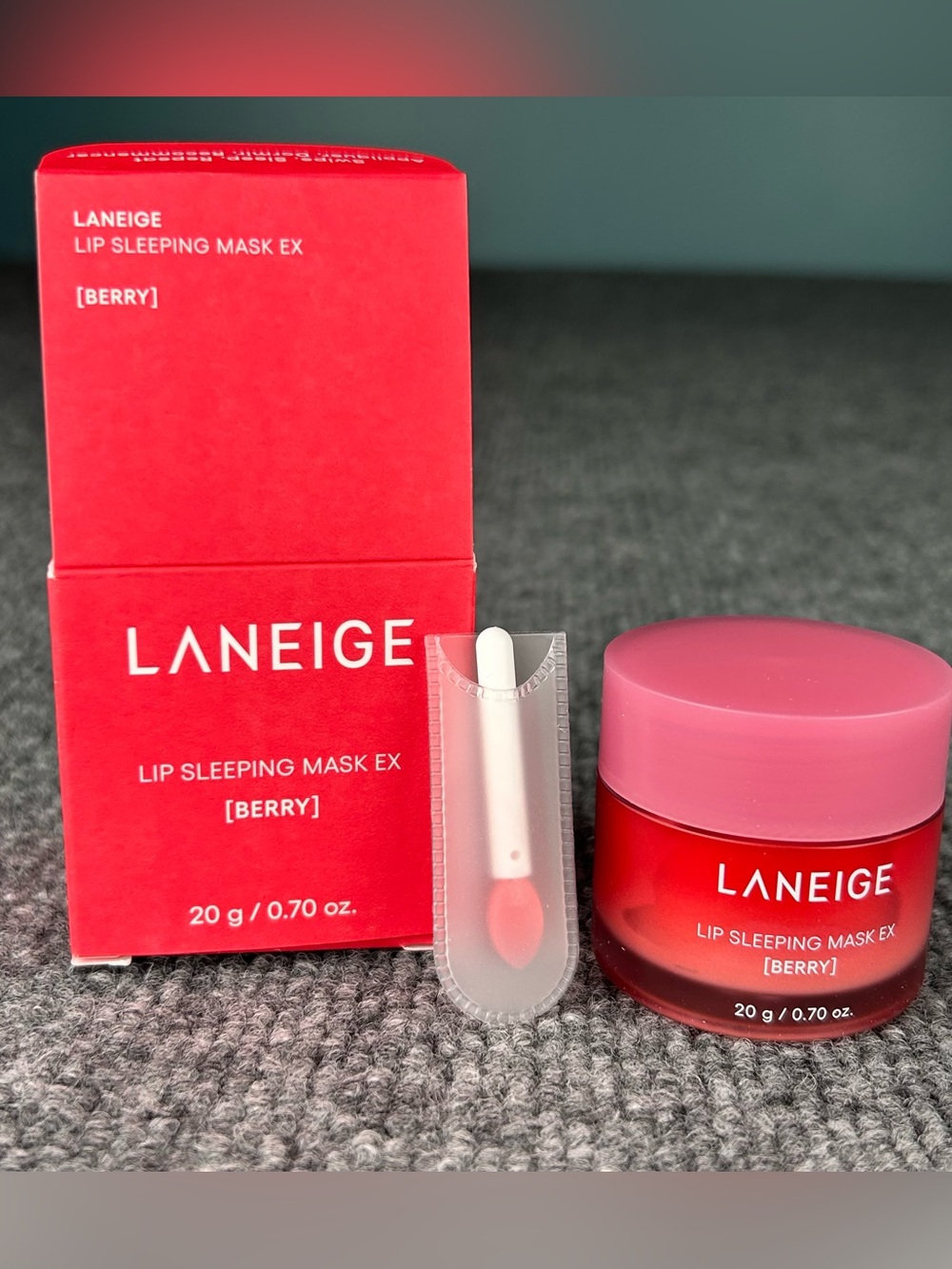 Laneige Lip Sleeping Mask Berry Hydrating 20g Balm with Applicator NIB